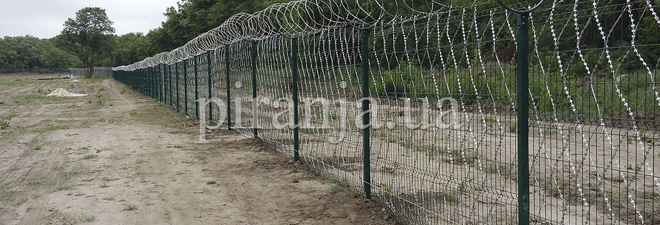 Паркан з панелей та Піраньї